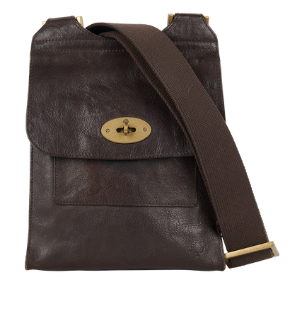 Antony Messenger, &pound;250, Handbags, Brown, Leather, Front view